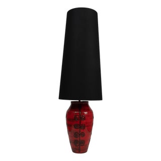 20th Century German Ceramic Table Lamp For Sale