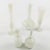 Mid-Century Italian Glass Toilet Set by Stelvia for Empoli, 1950s, Set of 5 For Sale - Image 6 of 9