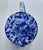 Vintage Hand Blown Blue & White Spatter Handled Glass Pitcher For Sale - Image 12 of 16