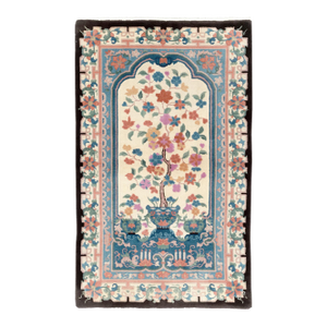 Galerie Shabab Collection Mid-20th Century Handmade Chinese Art Deco Throw Rug