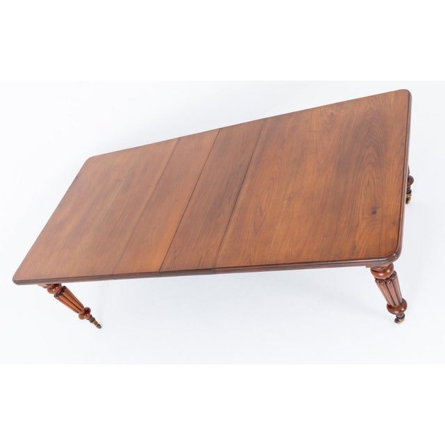 Victorian Extending Dining Table in Mahogany, 1860 For Sale - Image 4 of 5