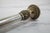 Early 20th Century Victorian Ornate Repousse Brass & Mother of Pearl Walking Stick Cane For Sale - Image 5 of 8
