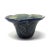 A gorgeous and rare hand-blown feathered art glass bowl in cobalt blue and green. Designed and made by glass artist...