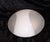 Vintage Ceiling Lamp with White Patterned Glass Shade on a White Metal Mount, 2000s For Sale - Image 4 of 7