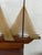 1960s Vintage Hand Made Sailboat Model For Sale - Image 5 of 10