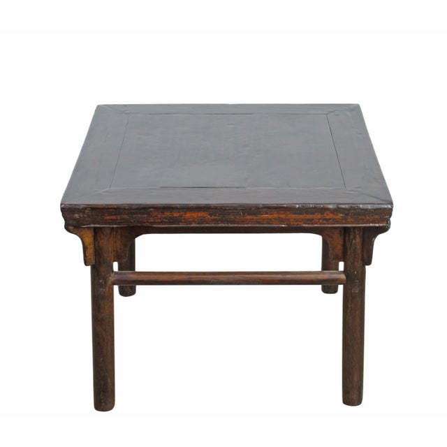 1900s Square Antique Chinese Coffee Table For Sale - Image 9 of 9