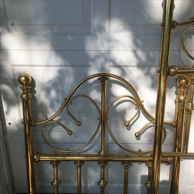 Vintage Brass Twin Bed Chairish