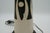 Late 20th Century Black & Ivory Geometric Chulucanas Pottery Lamp – Handcrafted Peruvian Art- Tall Inca Style For Sale - Image 4 of 7