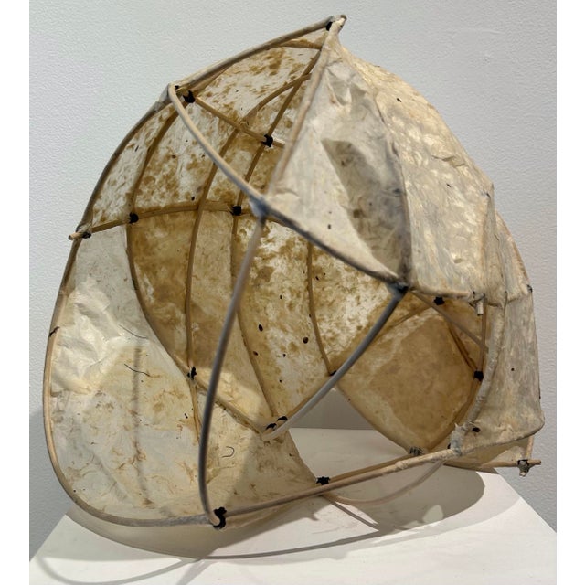 Handmade Japanese Kozo Paper and Reed Sculpture For Sale - Image 4 of 8