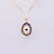 Late 20th Century Vintage 14k Gold and Blue & White Enamel Figural Russian Style Egg Charm Pendant For Sale - Image 5 of 12