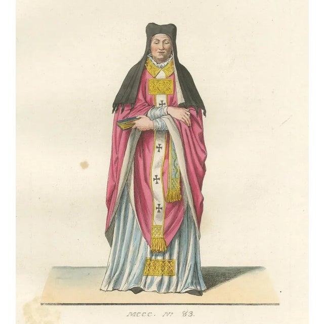 Religious Costume, 1400s, Paper For Sale - Image 3 of 10