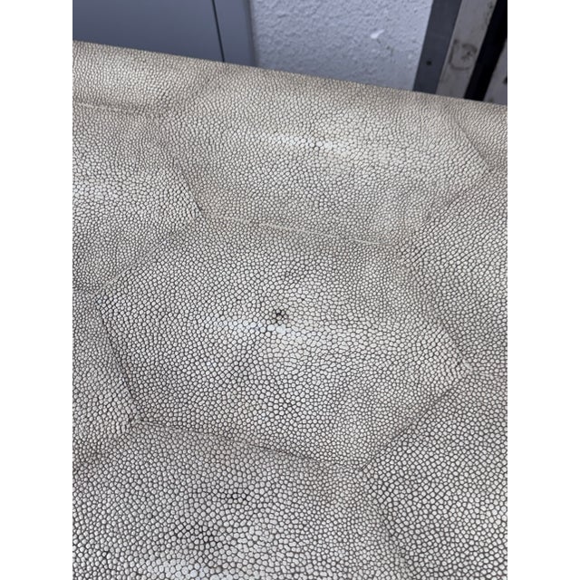 Lillian August for Hickory White Simone Shagreen Desk For Sale - Image 9 of 12