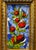 Original Framed Watercolor Religious Painting “Stained Glass Pomegranates” For Sale - Image 11 of 12
