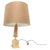 Brown Vintage French Corn Table Lamp, 1970s For Sale - Image 8 of 8