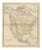 Antique Map of North America with Russian America and West Georgia, 1858 For Sale