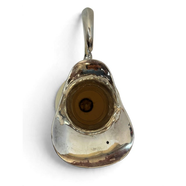 Vintage Ostrich Egg Shell & Sterling Silver Pitcher For Sale - Image 13 of 17