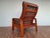 Danish Teak & Leather Lounge Chair from HS Design, 1980s For Sale - Image 11 of 15