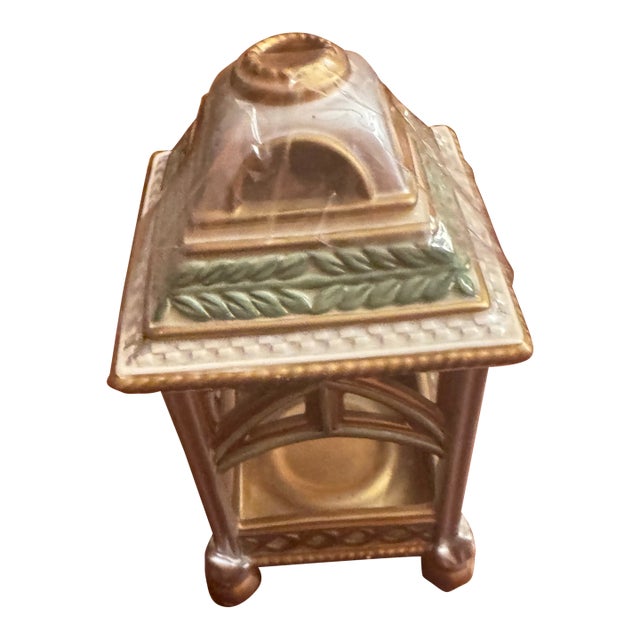 Candle Votive & Lid Gregorian Collection by Fitz & Floyd For Sale