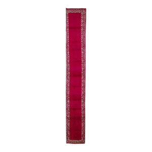 Vintage Handmade Kerman Pink Solid Wool Rug 2'10" X 20'4"