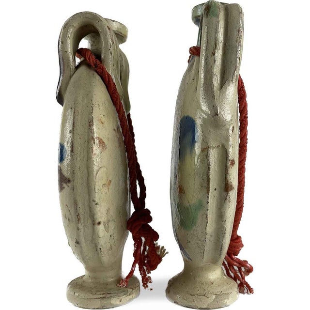 Ceramic Wayfarers Water Bottles, Late 1800s, Set of 2 For Sale - Image 4 of 7