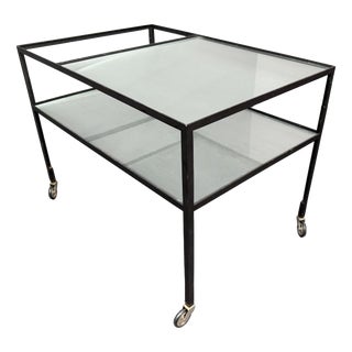 Serving Trolley by Herbert Hirche for Christian Holzäpfel, Germany, 1960s For Sale