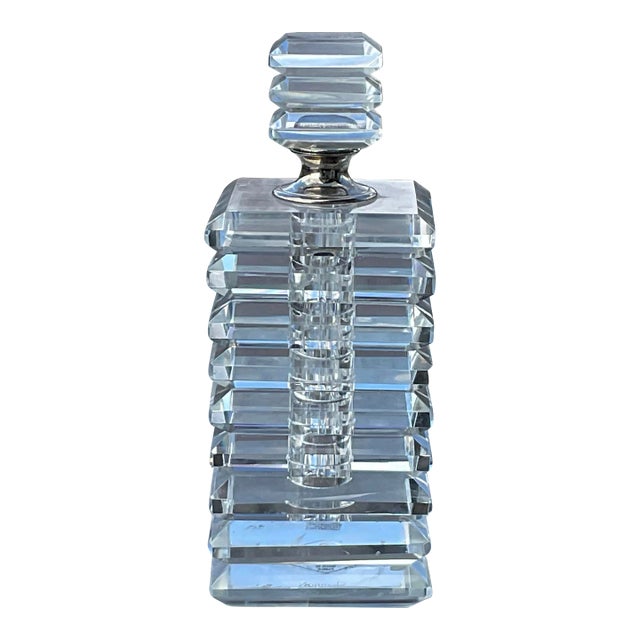 1990s Shannon Crystal Perfume Bottle For Sale