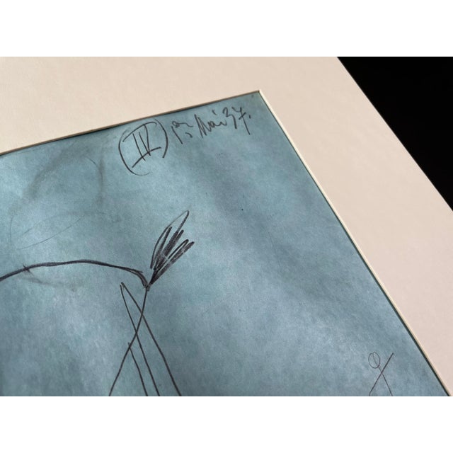 Pablo Picasso Limited Edition Lithograph. Numbered Edition Lithograph of preparatory sketches created by Picasso for his...