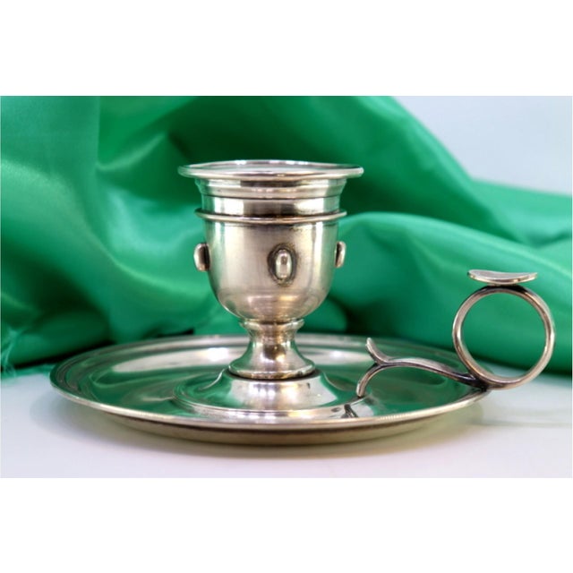Plain Silver Paddle with Applications and Friezes on the Base For Sale - Image 6 of 6