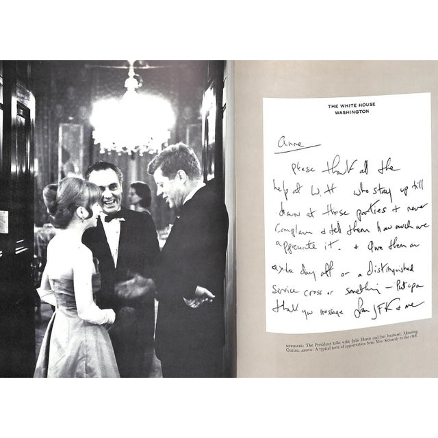 White "The Kennedy White House Parties" Book 1967 Lincoln, Anne H. For Sale - Image 8 of 12