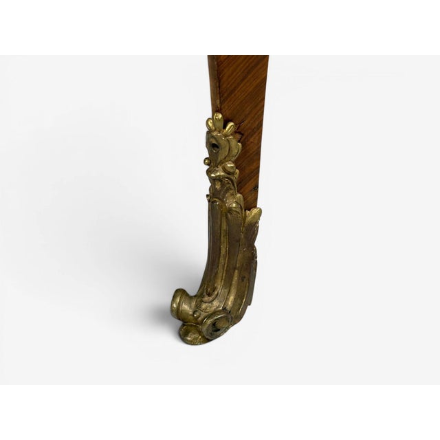 Louis XV Style, Executive Desk, Marquetry, Leather, Bronze, France, 19th/20th C. For Sale - Image 14 of 15