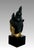 Mounted Asian Gold Buddha Head on Black Pedestal For Sale In Tampa - Image 6 of 10