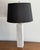 Contemporary Von Nessen White Marble Block Table Lamp For Sale - Image 3 of 6