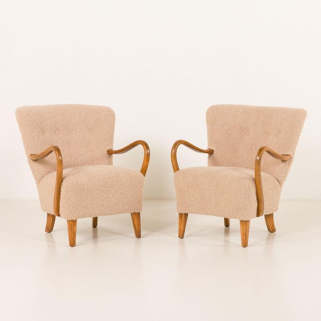 Armchairs by Alfred Christensen, Denmark, 1950s, Set of 2 For Sale - Image 15 of 15