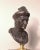 Brown 19th Century Bronze Busts on Mahogany Bases, Set of 2 For Sale - Image 8 of 9