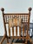 Wood Early 20th Century Antique Rocking Chair Wood Spindle For Sale - Image 7 of 10