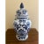 Chinoiserie Large Blue and White Porcelain Ginger Jar For Sale In South Bend - Image 6 of 8
