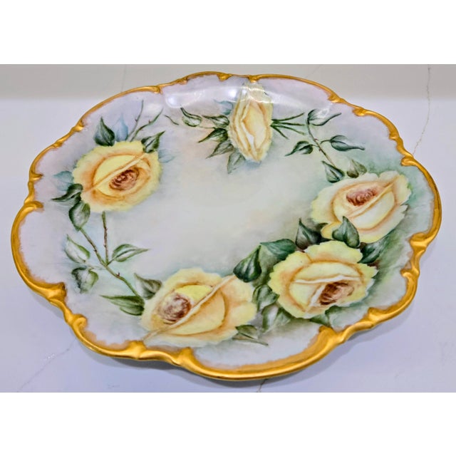 Mid 20th Century Hutschenreuther Bavaria “Sylvia” Hand-Painted Rose Porcelain Tureen 3-Piece Set For Sale - Image 10 of 18