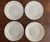 Royal Crownford Vintage English Ironstone White Plates-8" Set of 4 For Sale - Image 4 of 5