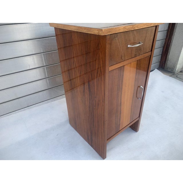 Natural Walnut Cabinet, 1970s For Sale - Image 14 of 18