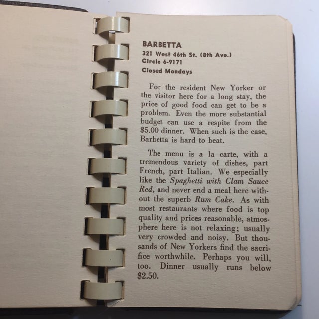 1960s Leather Covered Dining Guide For Sale - Image 4 of 8