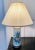 Mid-Century Modern Vintage Mid-Century Hand-Painted Ceramic and Brass Floral Lamp For Sale - Image 3 of 13