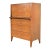 John Van Koert for Drexel Profile Mid-Century Modern Sculpted Walnut Highboy Dresser, 1959 For Sale