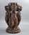 18th Century Baroque Italian Carved Walnut Torchiere Base with Three Putti For Sale - Image 5 of 16