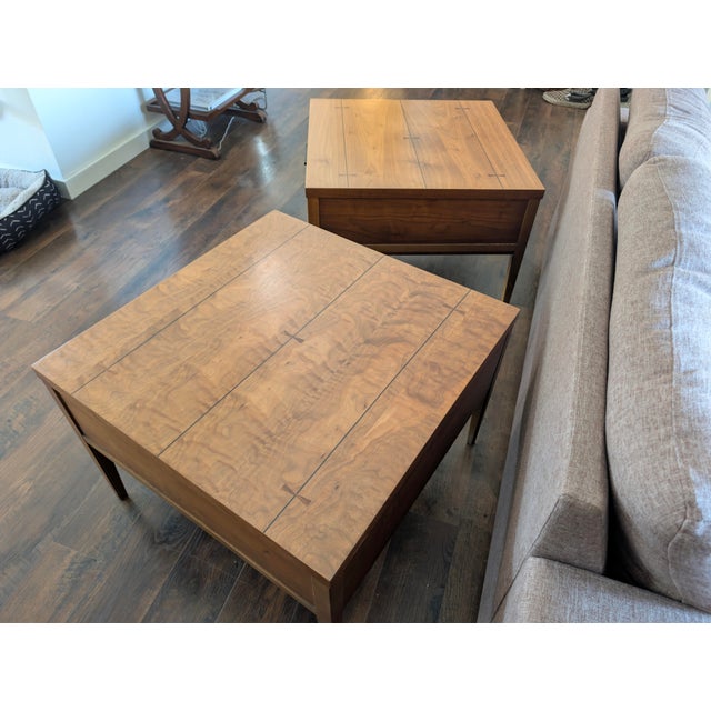 Pair of Vintage Lane Tuxedo Side Tables For Sale - Image 13 of 13