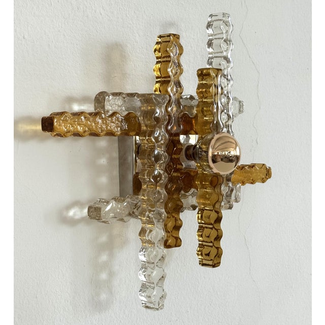 Italian Art Glass Wall Sconce by Albano Poli for Poliarte, 1970s For Sale - Image 10 of 13