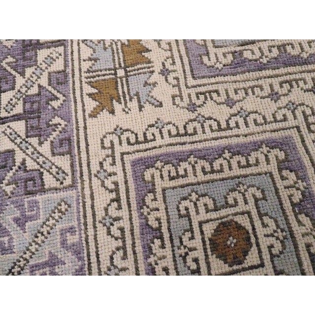 Rustic Galerie Shabab Collection Mid-20th Century Turkish Anatolian Throw Rug For Sale - Image 3 of 6