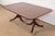Brown Kindel Furniture Georgian Banded Mahogany Double Pedestal Extension Dining Table, Newly Refinished For Sale - Image 8 of 13