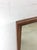 Wood Mid Century Modern Long Rectangular Wall Mirror With Walnut Frame For Sale - Image 7 of 17