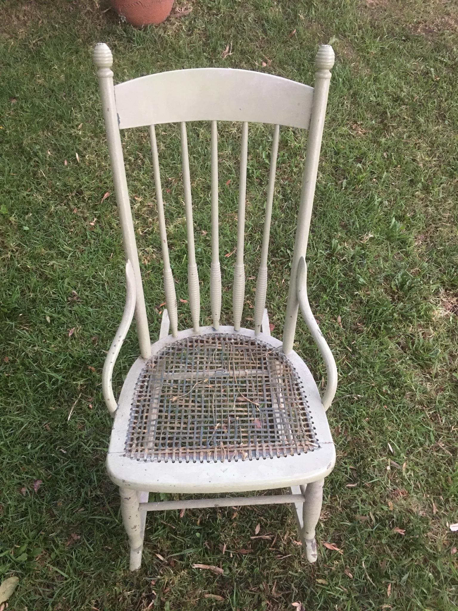 boho nursery rocking chair