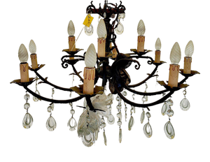 Vintage Drop Crystal Chandelier